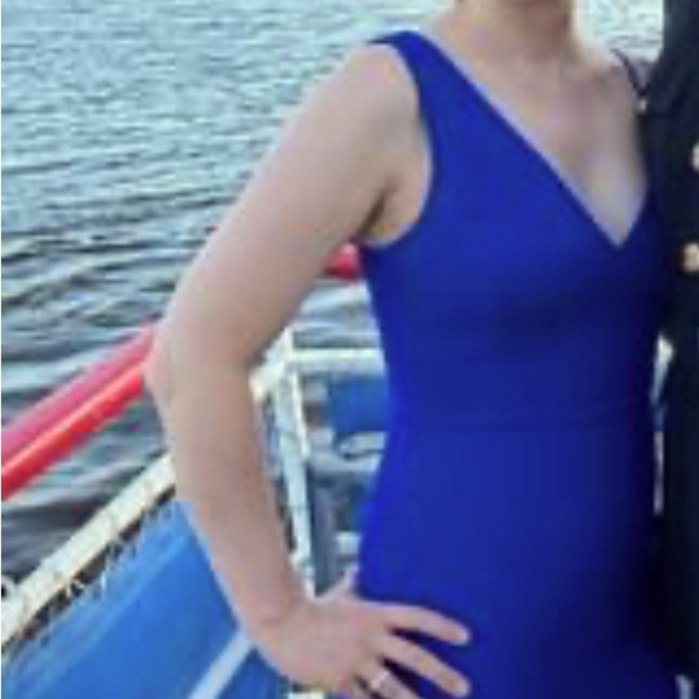 Cobalt blue BCBG long dress